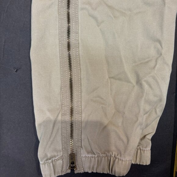 J.Crew Women’s Favorite Fit Chino Pants – Size 6, Light Brown w/ Ankle Zips - Picture 4 of 7